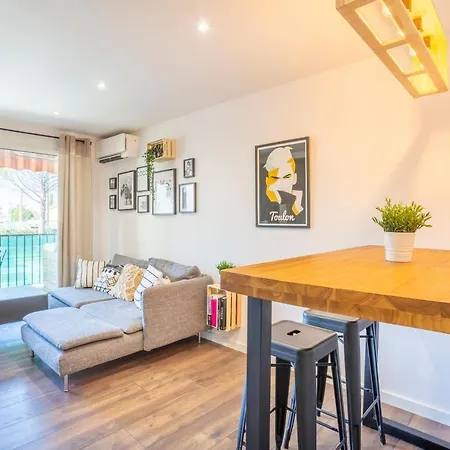 아파트 L'app'art -moderne & Cosy -pradet Centre & Proche Des Plages 르프라데